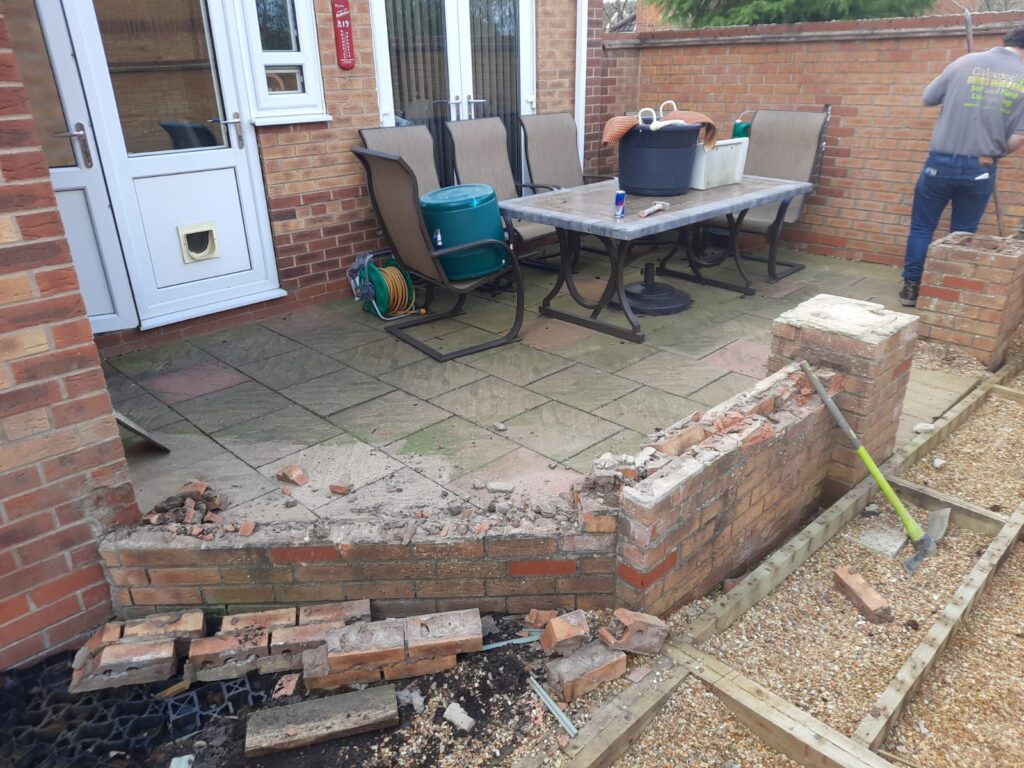 New patio construction derby
