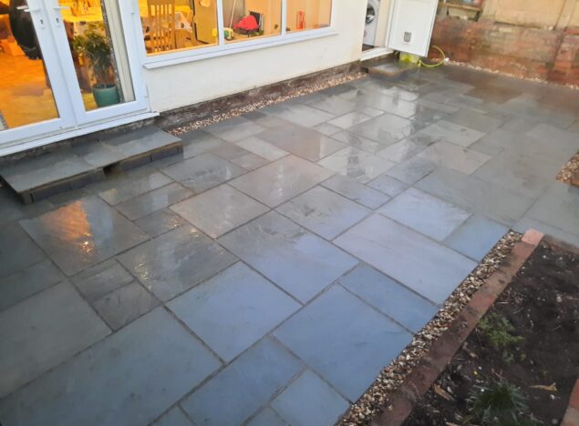 Patio construction Tyne and wear